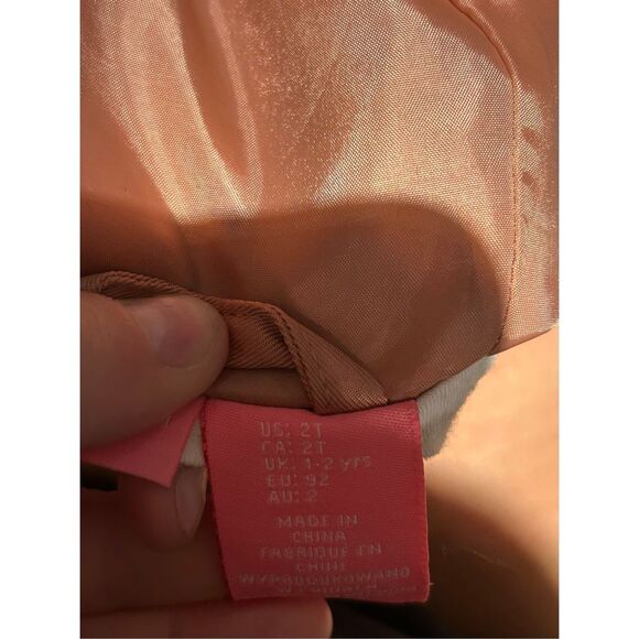 Isaac Mizrahi pink hooded jacket size 2T - Picture 4 of 4